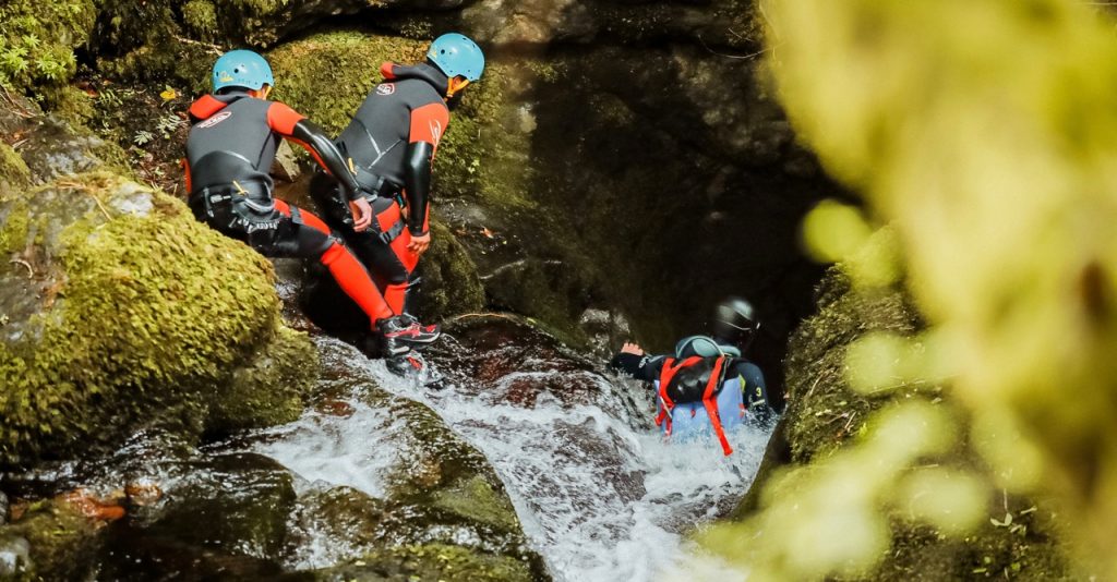Artistic canyoning Scotland picture