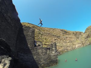 The big jump at the blue lagoon | Coasteering 